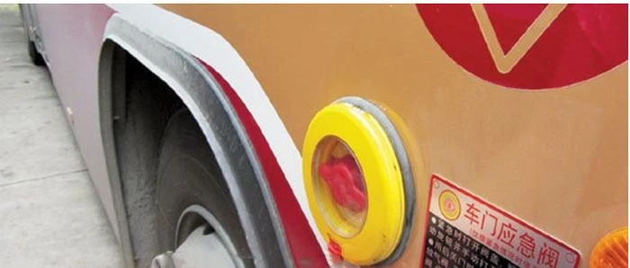 Safety valve outside the bus